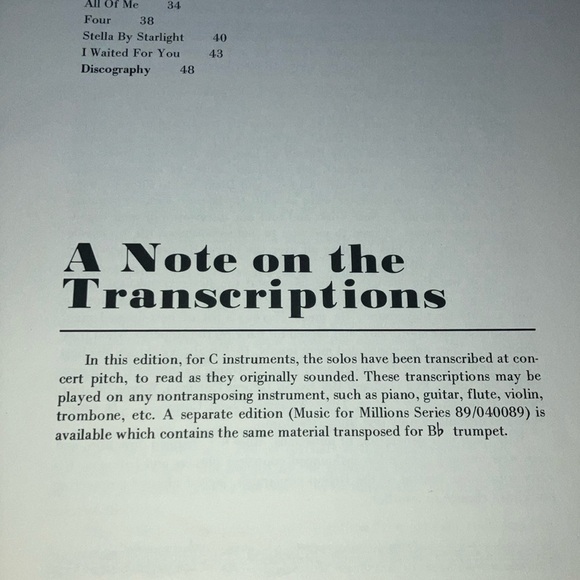 Vintage Miles Davis solos for Bb trumpet volume 89 Music for Millions Series - Picture 8 of 16
